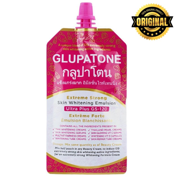 Glupatone Extreme Skin Whitening Emulsion Ultra Plus G-120