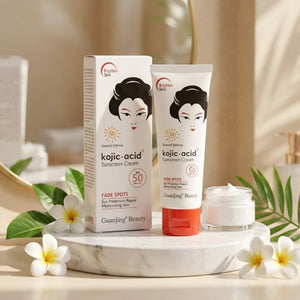 Guanjing Kojic Acid Sunscreen Cream SPF 50+