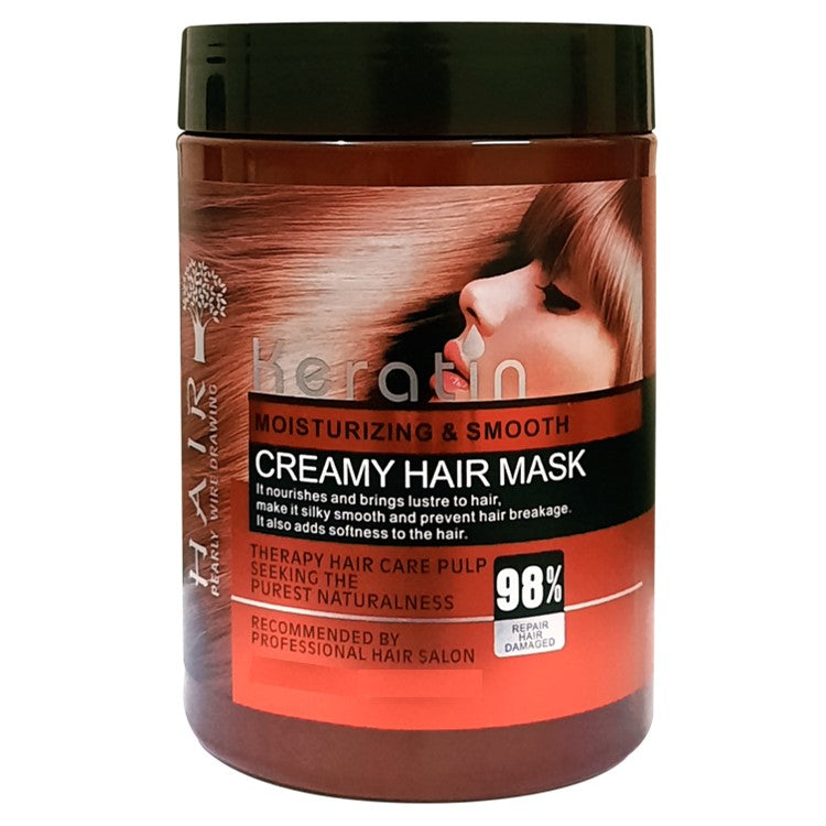 Hair Pearly Wire Drawing Keratin Moisturizing & Smooth