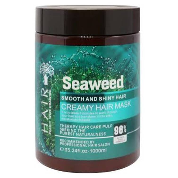 Hair Pearly Wire Drawing Seaweed Smooth and Shiny Creamy Hair Mask 1000ml
