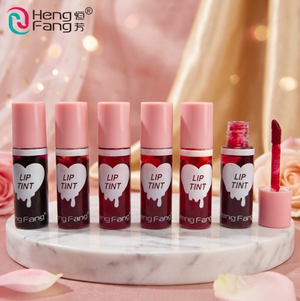 Heng Fang Lip Tint and Cheek Stain Swatches