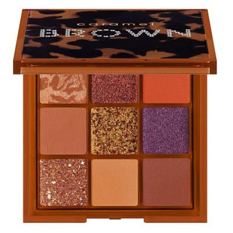 Hudamoji Caramel Brown Palette