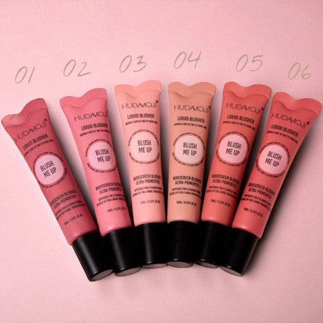 Hudamoji Blush Me Up Liquid Blusher (6 Shades)