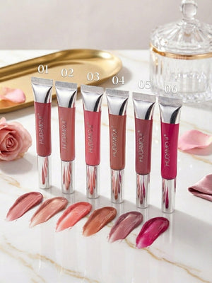 Hudamoji Premium Lip Gloss Swatches
