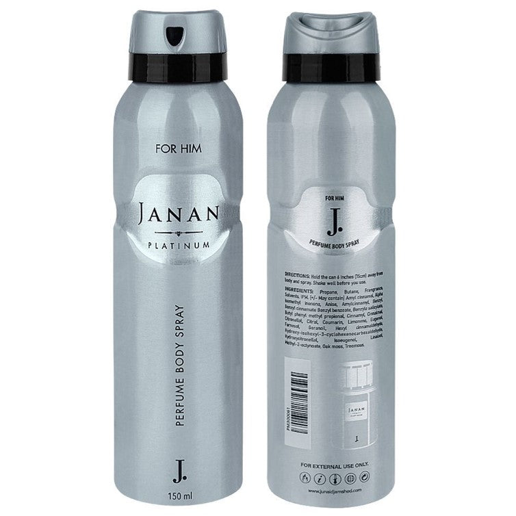 Jamsheed J Junaid Jamshed J. Janan Perfume Body Spray 150ml - Urban Beauty