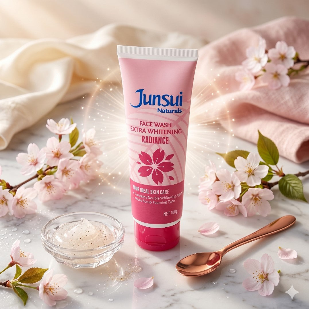 Junsui Naturals Face Wash Extra Whitening Radiance 100gm