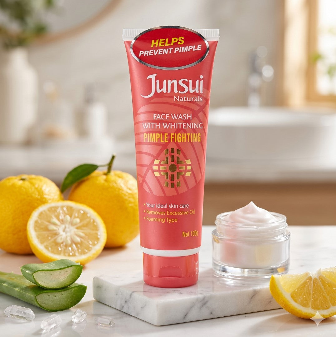Junsui Naturals Face Wash with Whitening Pimple Fighting 100gm