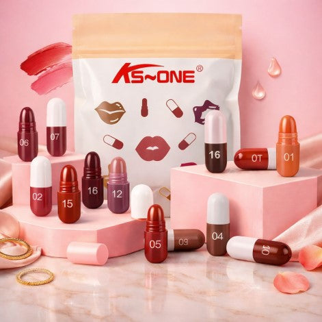 KS-One Matte Lipstick Capsule (Pack of 18) - Urban Beauty