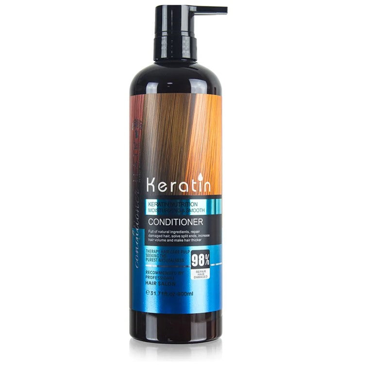 Keratin Nutrition Moisturizing & Smooth Hair Growth Conditioner Sulfate Free 900ml