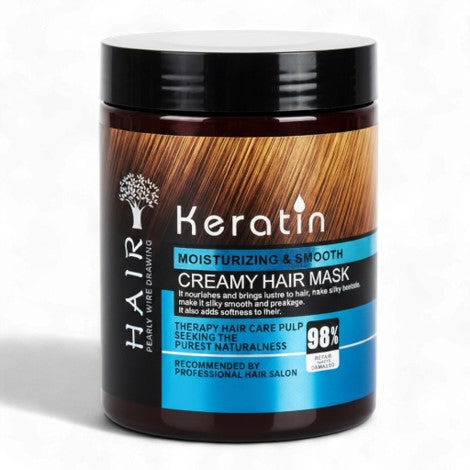 Keratin Creamy Hair Mask Moisturizing & Smooth Hair Growth 500ml