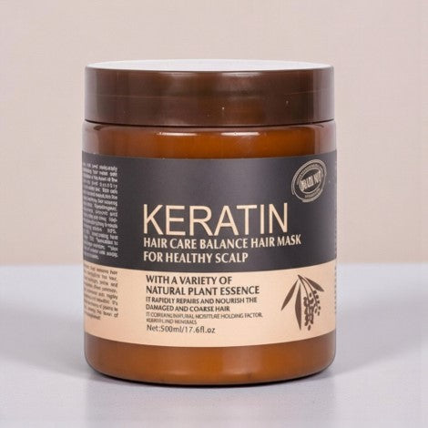 Keratin Hair Mask Brazil Nut for Healthy Scalp 500ml