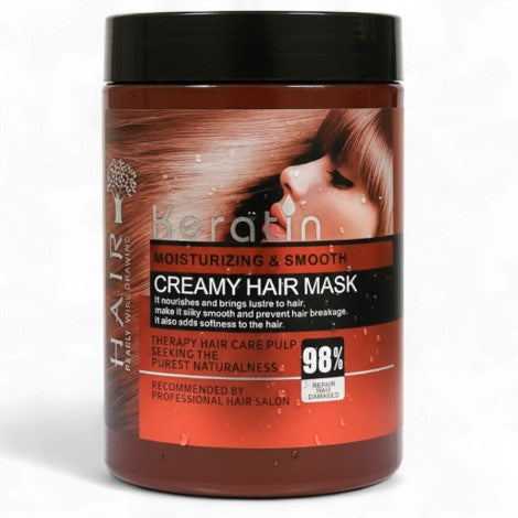 Keratin Moisturizing & Smooth Creamy Hair Mask for Hair Fall 500ml