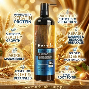 Keratin Nutrition Moisturizing & Smooth Hair Growth Shampoo 900ml (XL)
