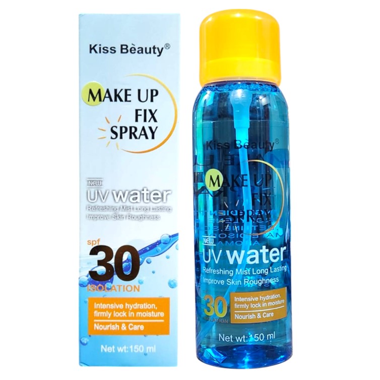 Kiss Beauty Makeup Fix Spray with UV Water 120ml