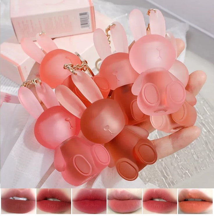 Kiss Beauty Cute Rabbit Velvet Matte Liquid Lipstick Lipgloss (6 Shades)