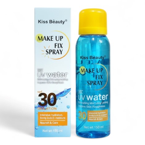 Kiss Beauty Makeup Fix Spray with UV Water 120ml
