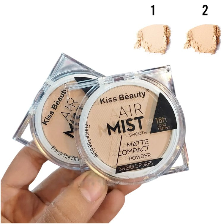 Kiss Beauty Smooth Matte Compact Powder Invisible Pores