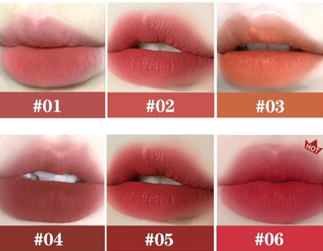 Kiss Beauty Cute Rabbit Velvet Matte Liquid Lipstick Lipgloss (6 Shades)