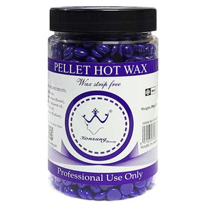Konsung Beauty Pellet Hot Wax Strip free Lavender Jar 200g