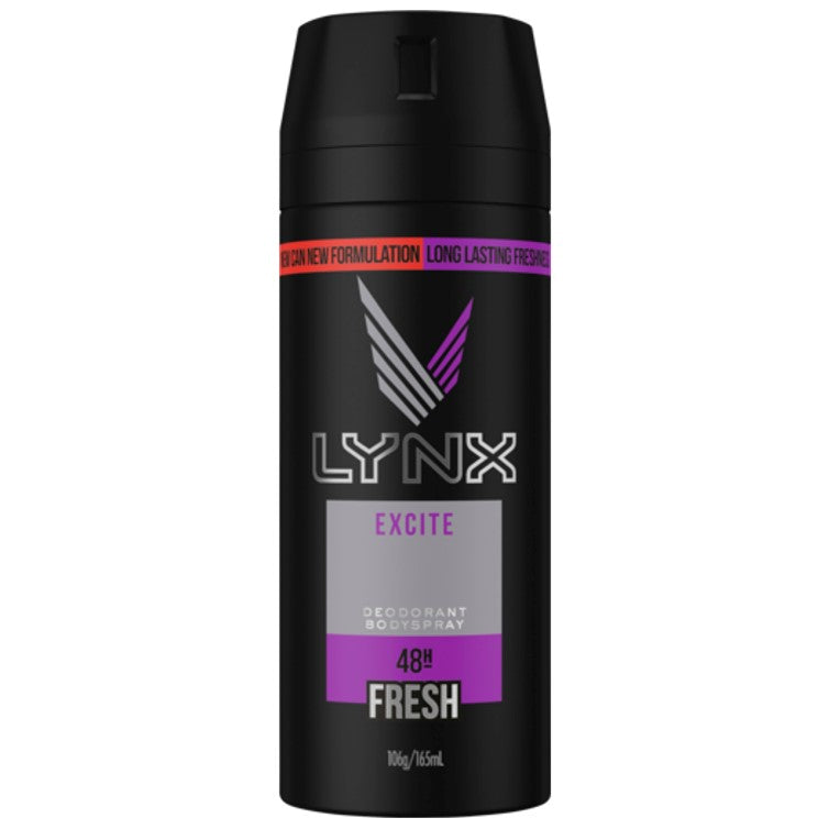 LYNX Excite 48 hours Fresh Deodorant Body Spray 165ml