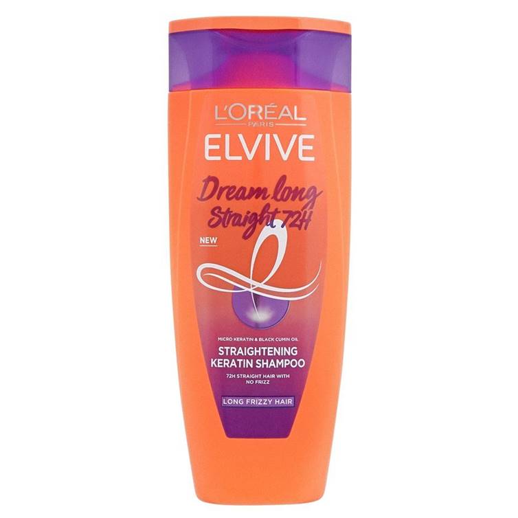 L'Oreal Paris Elvive Dream Long Straight 72H Straightening Keratin Shampoo 175ml