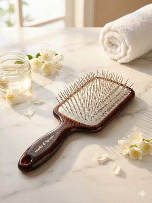 Large Paddle Hair Brush Rectangle Shape