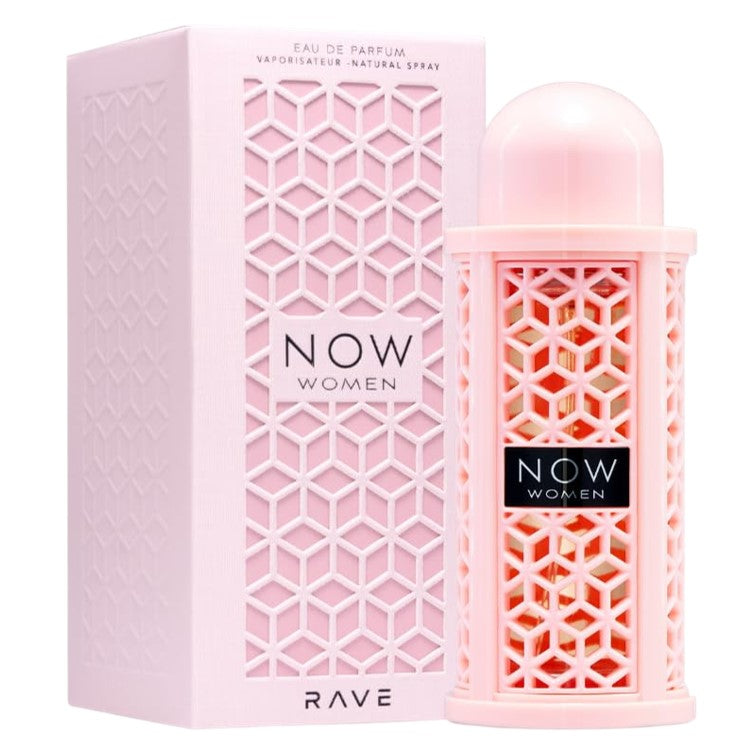 Rave Now Women By Lattafa – Eau De Parfum 3.4oz (100ml) – NEW SEALED BOX
