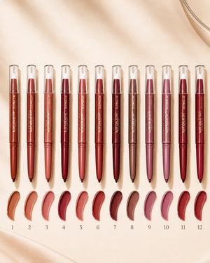 Lip Liner with Brush 2 In 1