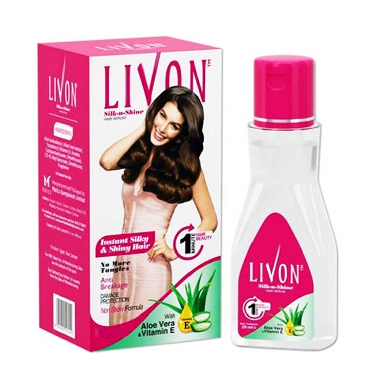 Livon Silk N Shine Hair Serum with Aloe Vera & Vitamin E 50ml