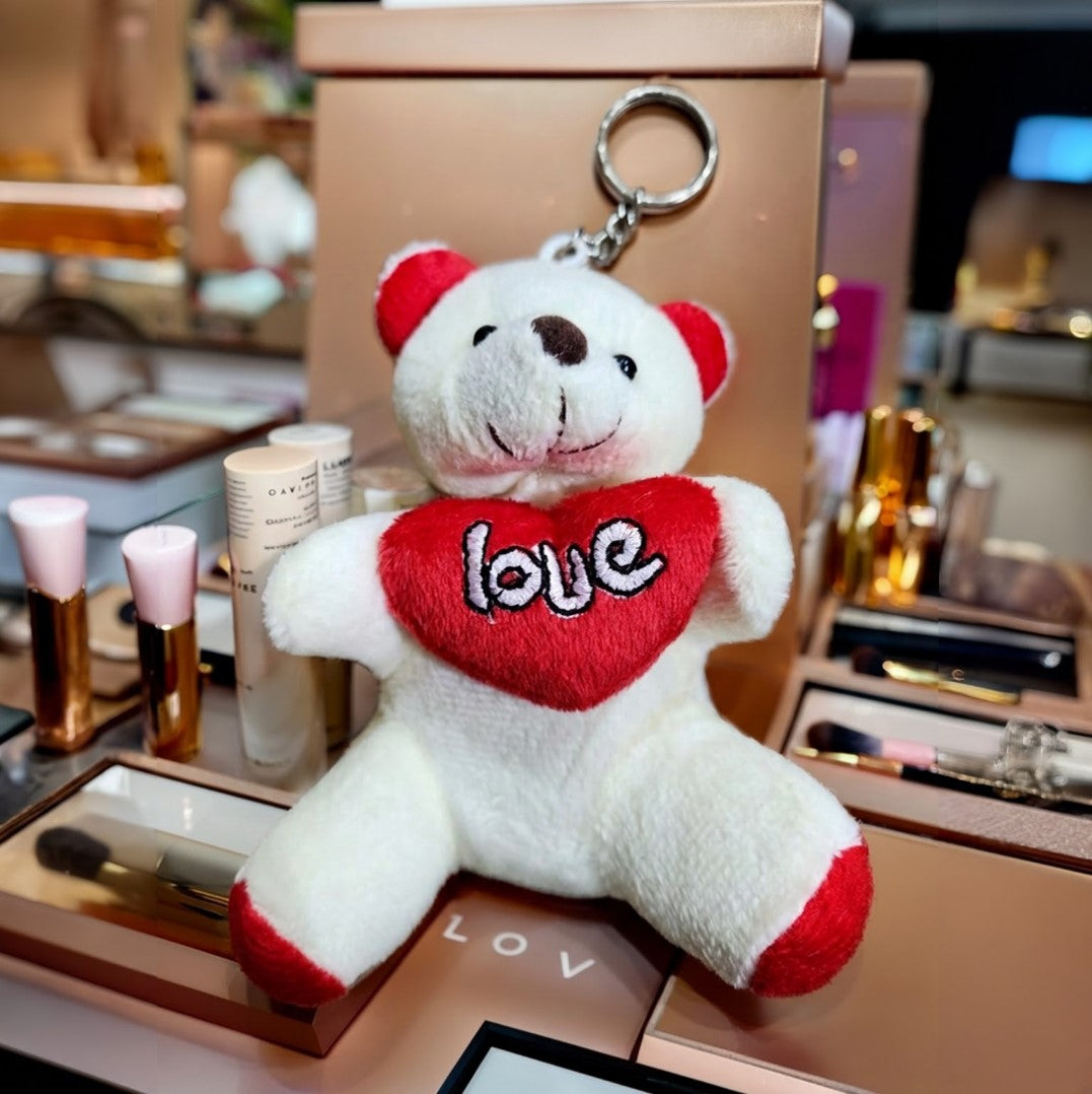 Love Teddy Bear Gift with Keychain