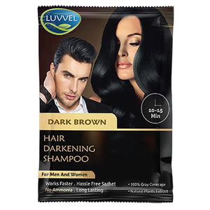 Luvvel Hair Darkening Shampoo Dark Brown