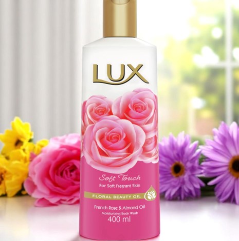 Lux Body Wash Soft Touch French Rose & Almond Oil 400ml