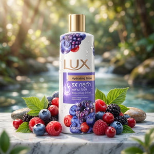 Lux Hydrating Glow Mixed Berries Body Wash 250ml (Imported)