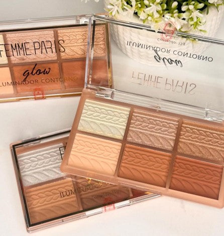 MSYAHO Highlight & Glow Palette 6 IN 1