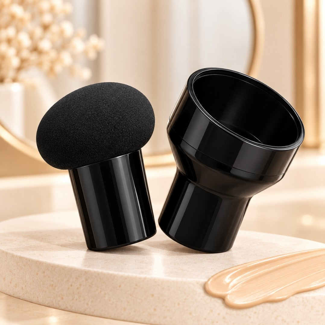 Makeup Sponge Mushroom Foundation Blender with Storage Case