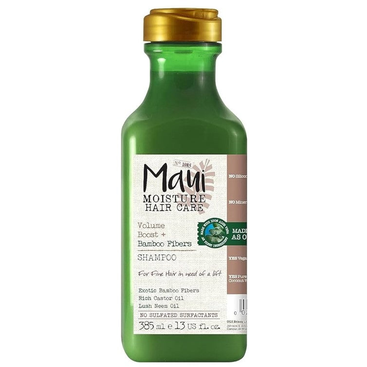 Maui Moisture Volume Boost + Bamboo Fibers Shampoo Sulfate free 385ml