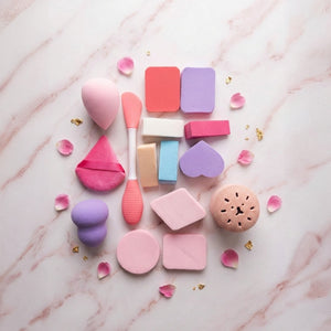 Mega Makeup Blender Sponge and Tools 16 Pieces