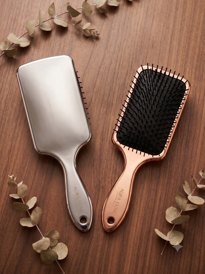 Metallic Detangling Paddle Brush