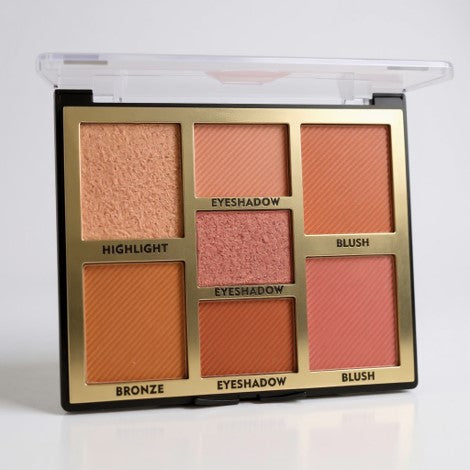 Miss Rose 07 Colors Blush, Highlight and Eyeshadow Face Palette 01