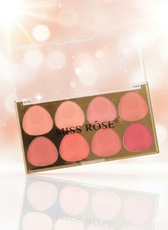 Miss Rose 8 Color Blusher Palette