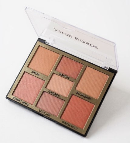 Miss Rose 07 Colors Blush, Highlight and Eyeshadow Face Palette 01