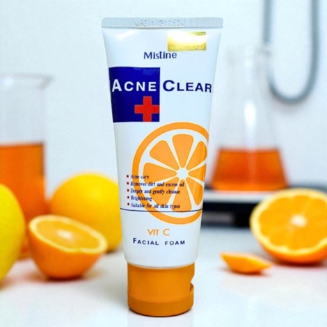 Mistine Acne Clear Vitamin C Facial Foam Wash 85g