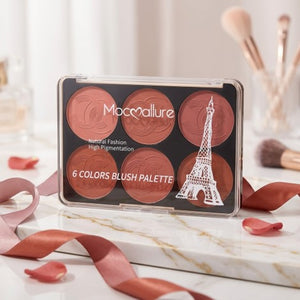 Mocallure 6 Colors Blush Palette High Pigmented