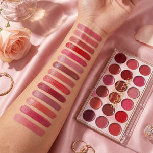 Mocallure 18 Color Lipstick Kit Swatches
