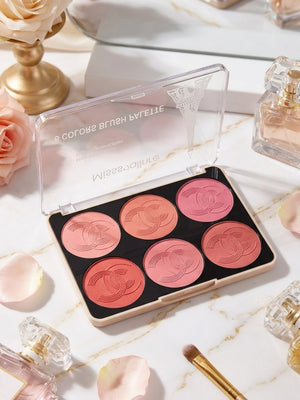 Mocallure 6 Colors Blush Palette High Pigmented