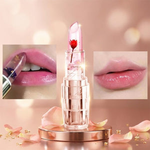 Mocallure Crystal Flower Jelly Transparent Pink Lipstick