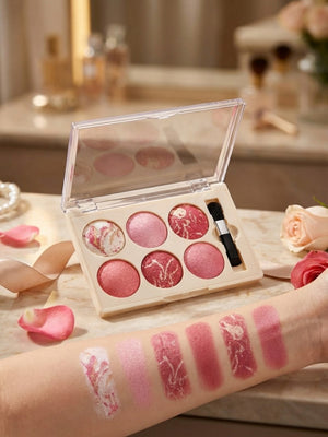 Msyaho Magnificent Baked Highlight &amp; Blush Palette 01