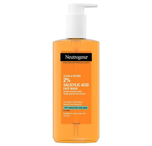 Neutrogena Clear & Defend 2% Salicylic Acid Face Wash