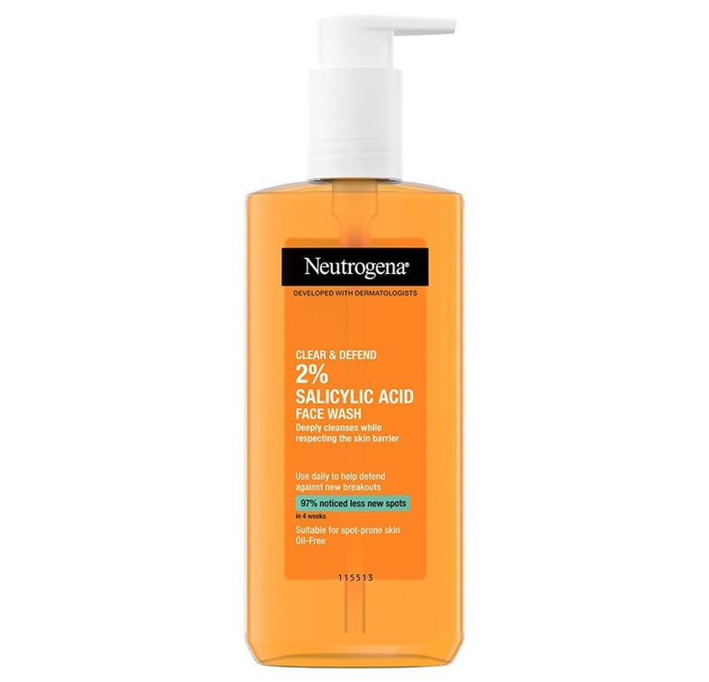 Neutrogena Clear & Defend 2% Salicylic Acid Face Wash