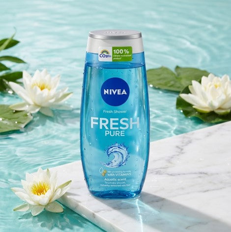 Nivea Fresh Fresh Pure Shower Gel Aquatic Scent 250ml